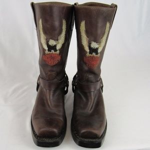 Harley Davidson womens size 7M eagle harness boots